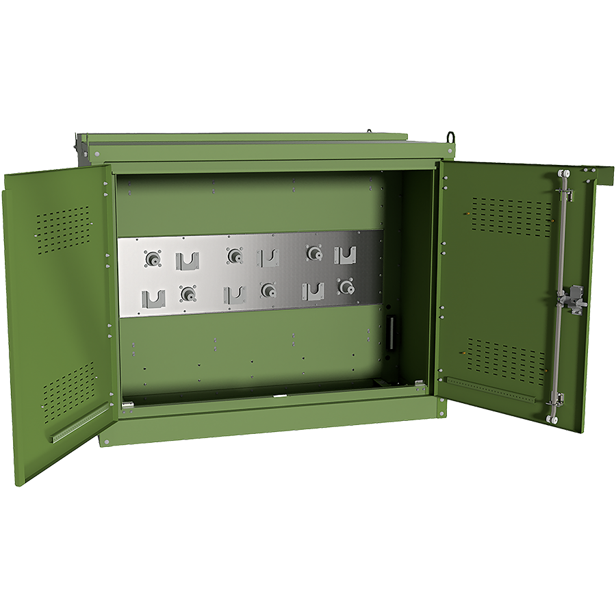 Primary Metering Cabinet with Dead Front - Right Open