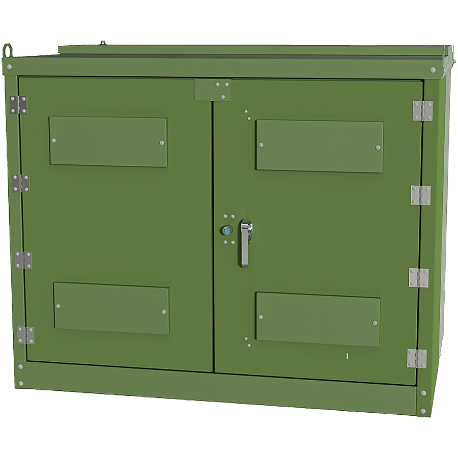 Primary Metering Cabinet with Dead Front - Left Closed