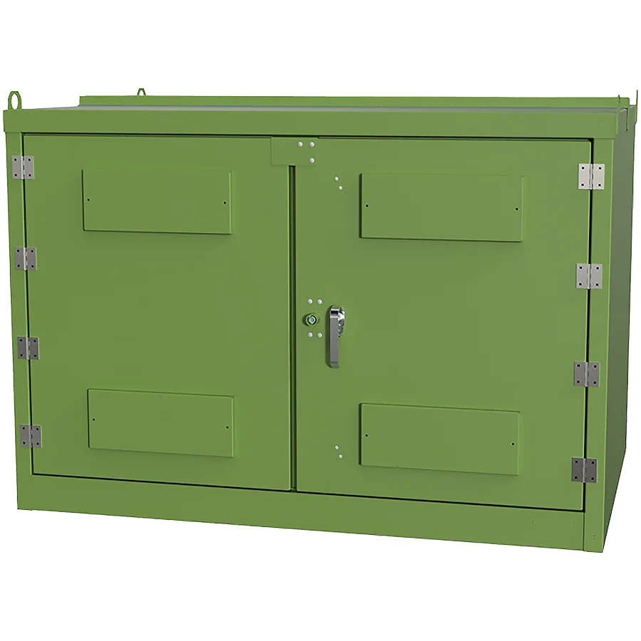 Primary Metering Cabinet with Live Front - Left Closed
